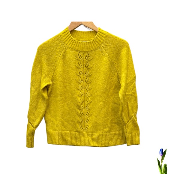 LOFT Sweaters - Loft petite Sweater Size XSP Bright Yellow Winter’s Day